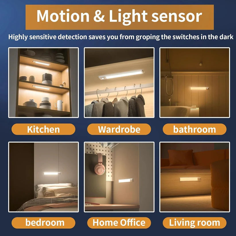 Glowune™ Wireless Motion Sensor Light – Illuminate the Darkness with Style